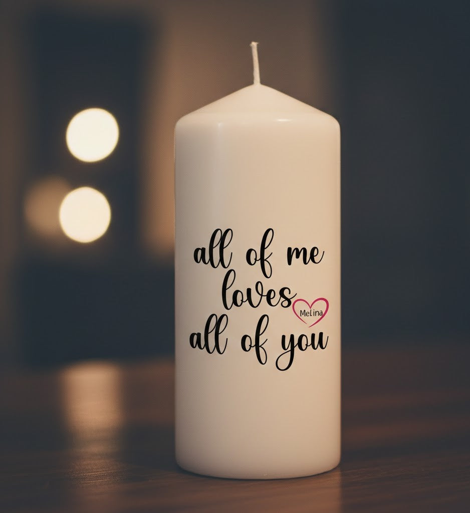 Kerze "All of me"