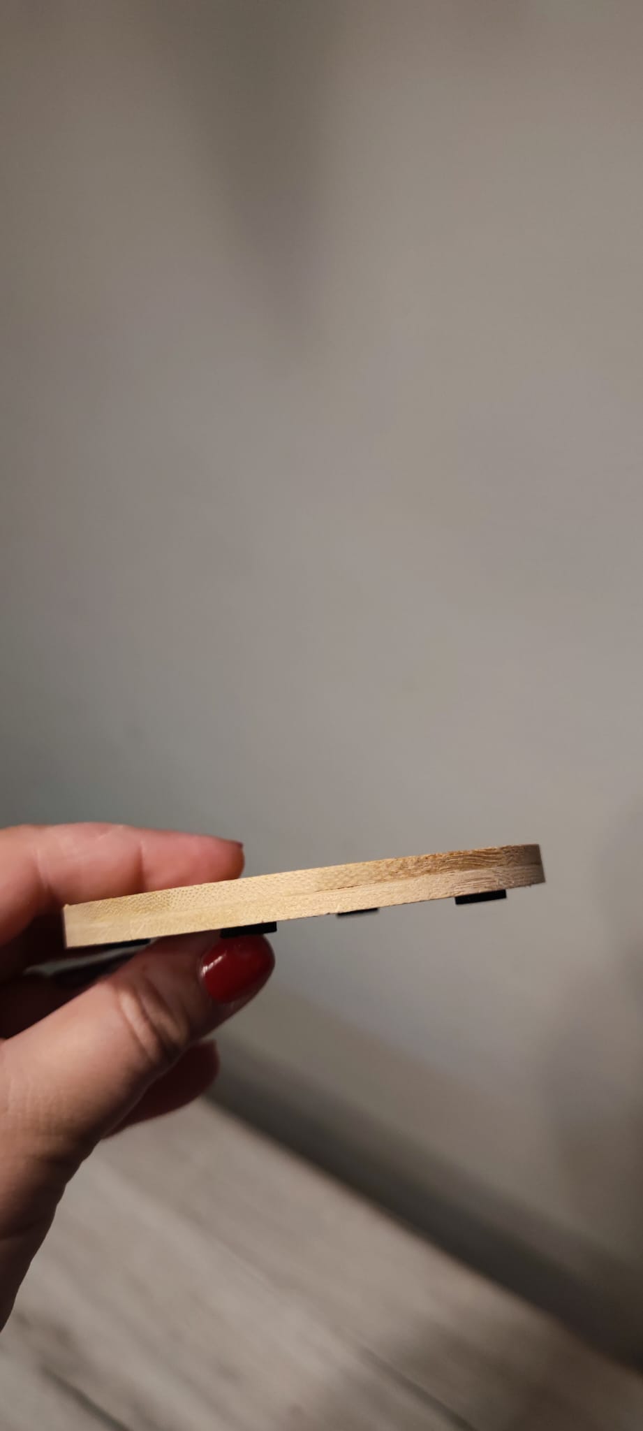 Kerzenteller Bambus