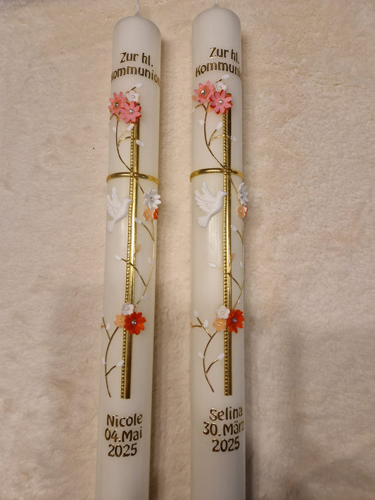 Kommunionkerze Gold