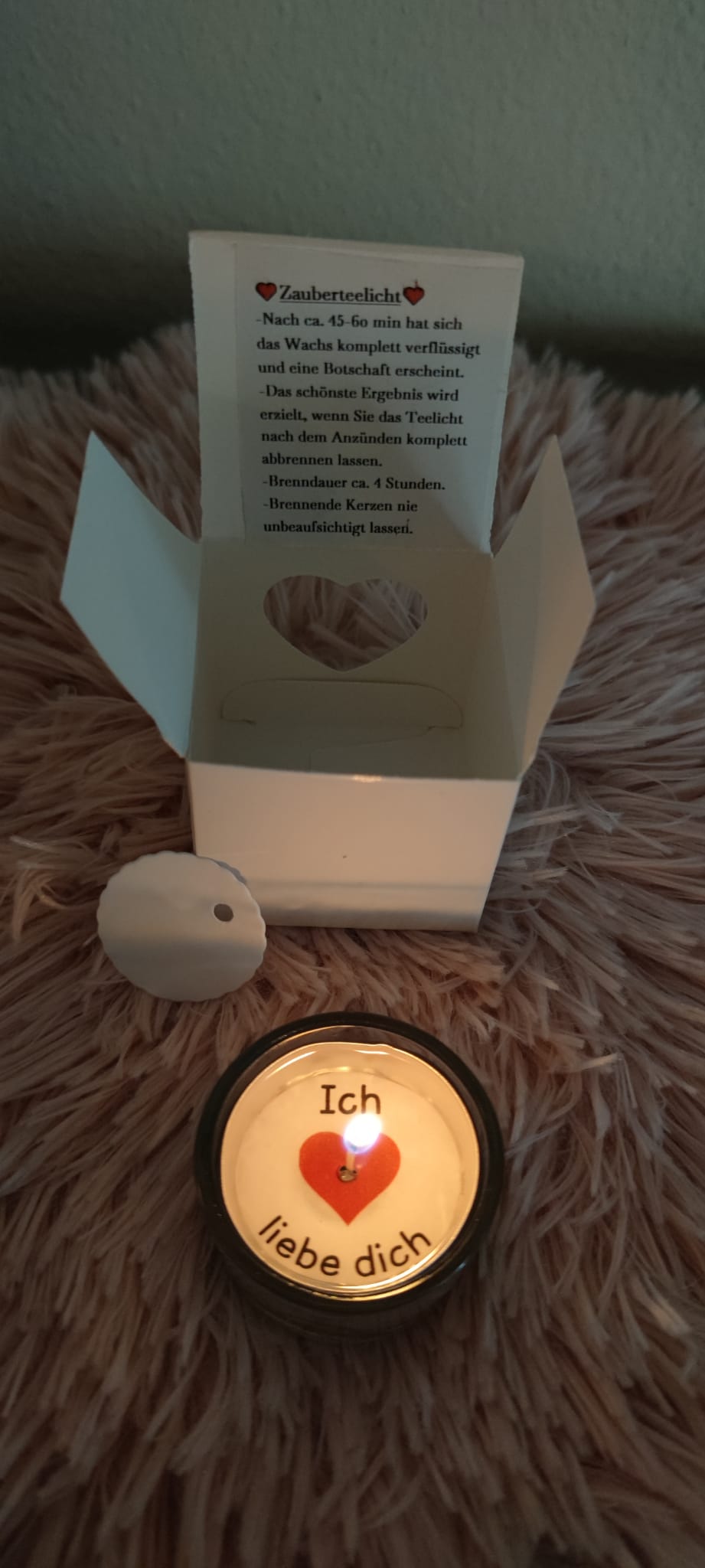 Zauberteelicht "Ich liebe dich"
