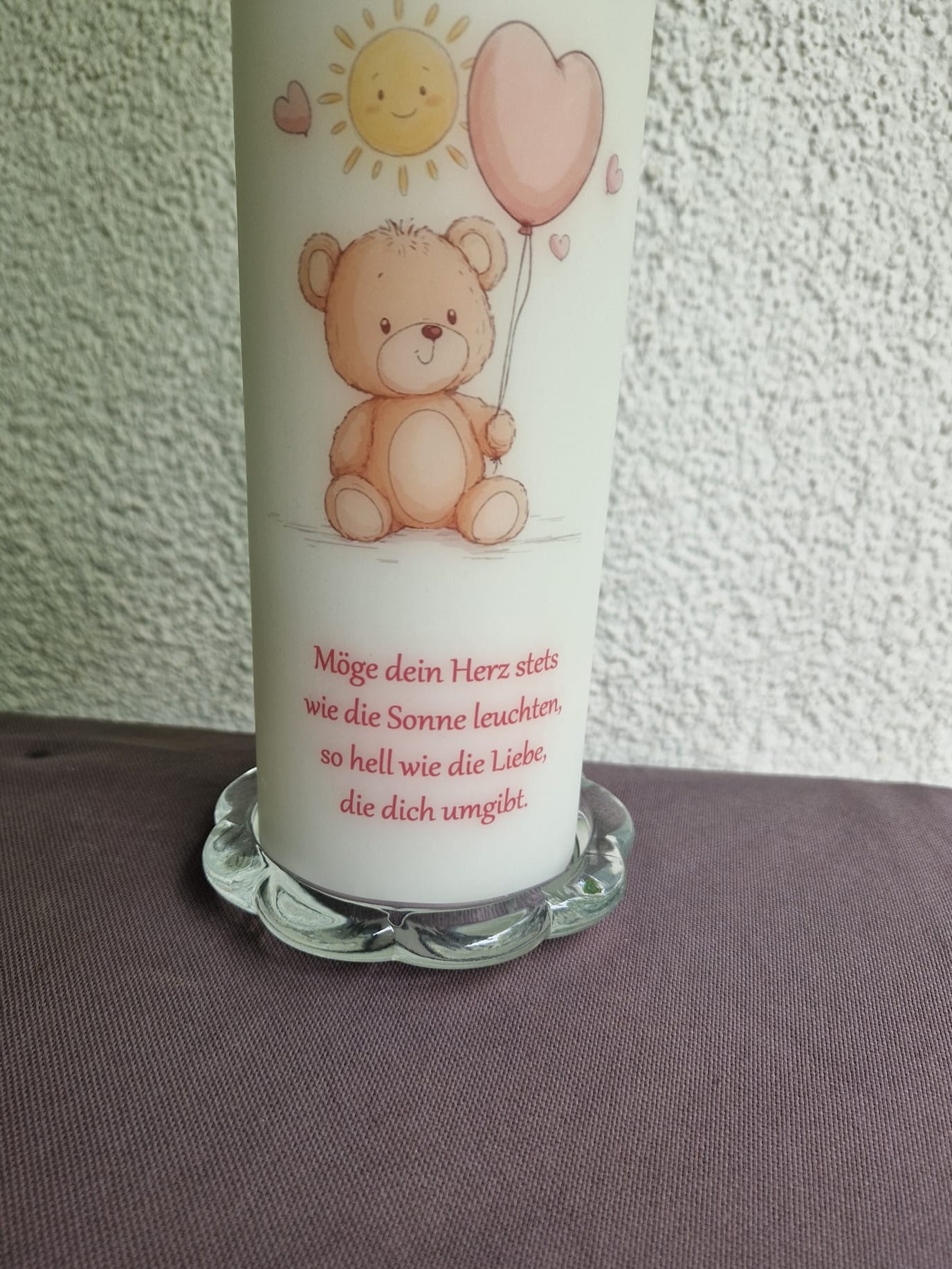 Taufkerze Teddy