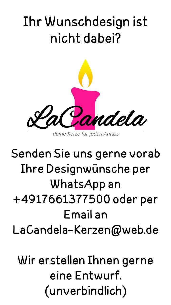 Taufkerze mit Lebensbaum aus Wachs