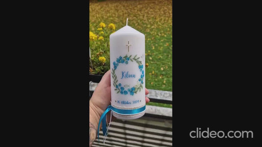 Taufkerze inkl. Rückseite