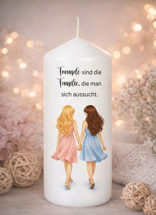 Kerze Freundin "Familie"